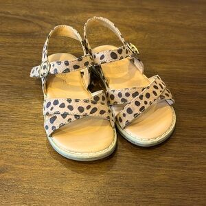 Cheetah Print Toddler Girl Sandals